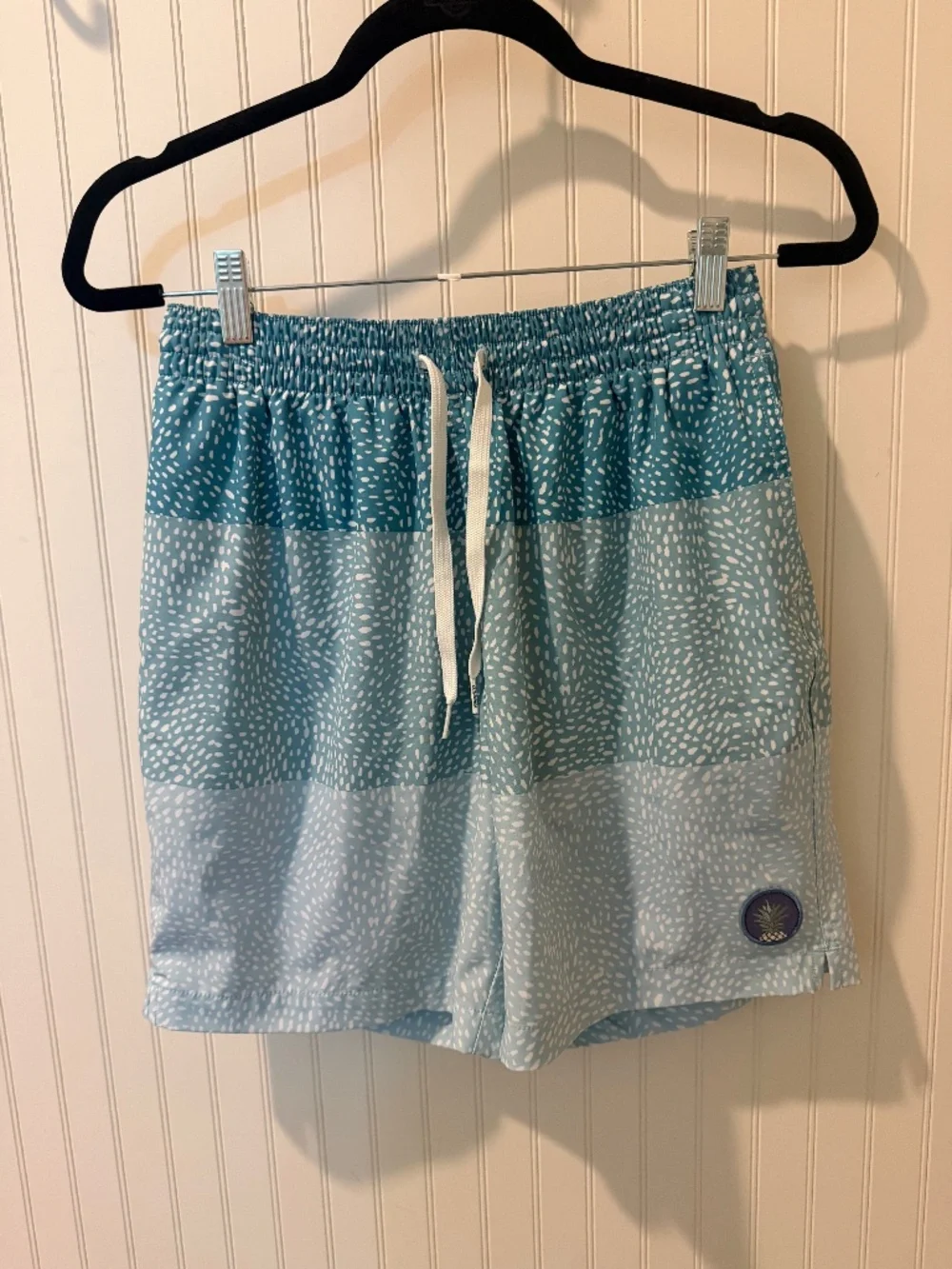 Chubbies Blue Long Liner Swim Trunks